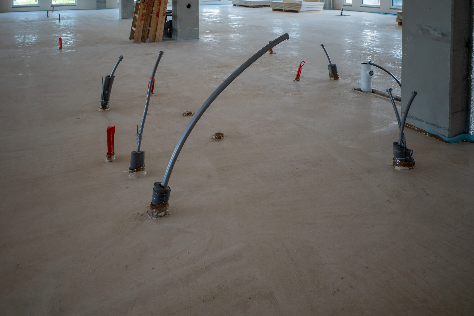 floor under construction during a capital improvement project