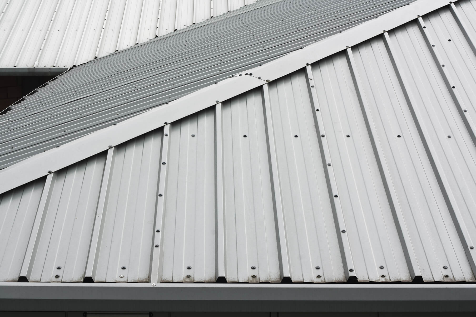 tilted commercial metal roofing system