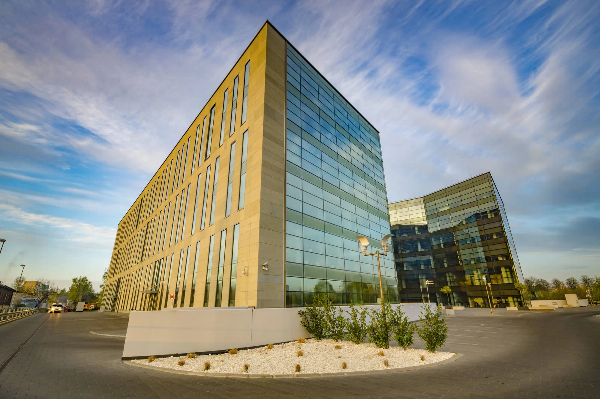 building restored by commercial contractors