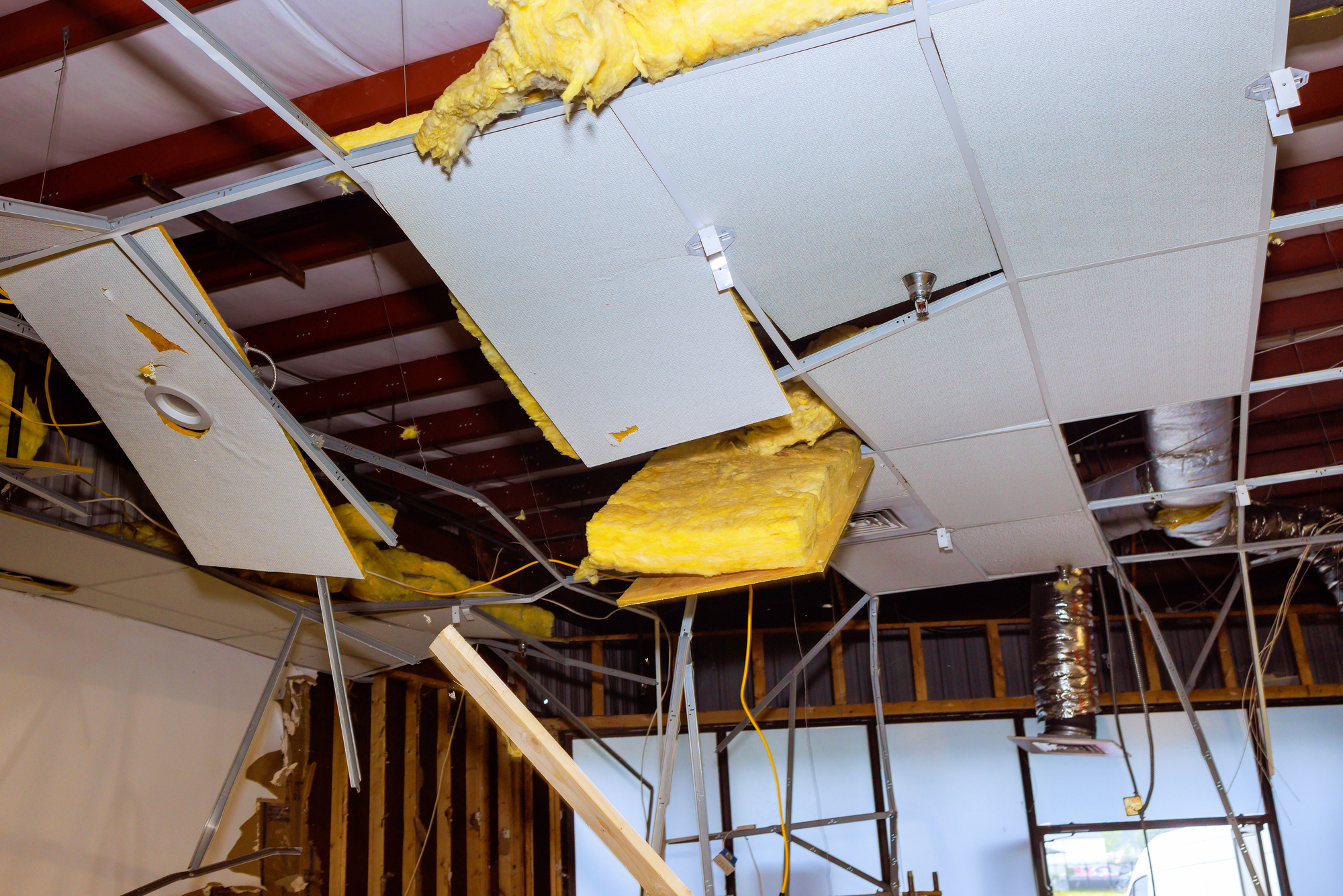 damaged roof needs commercial restoration services